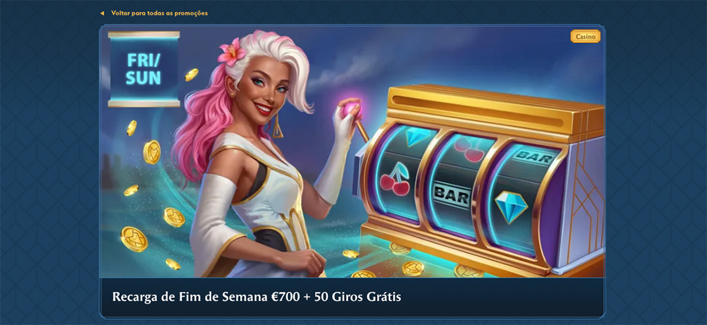 Bónus de recarga de fim de semana do Ocean Spin Casino