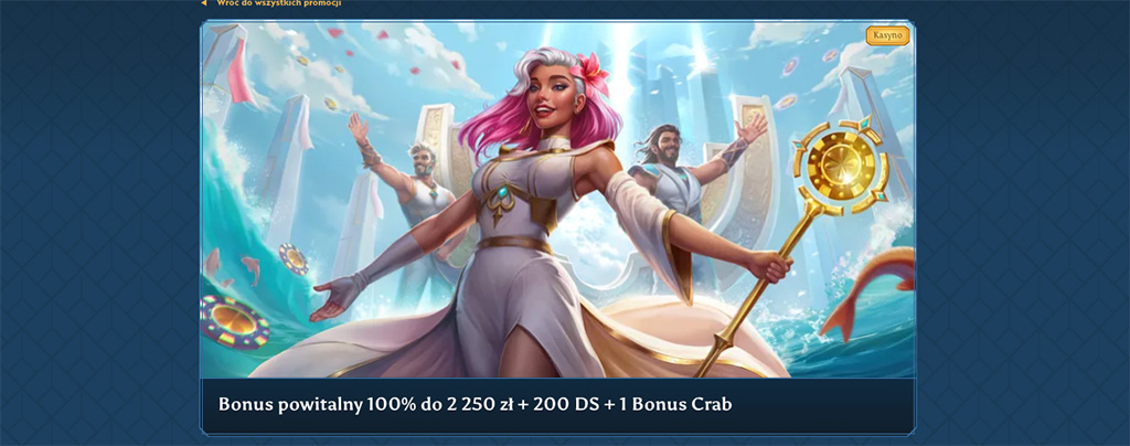 Ocean Spin Casino bonus powitalny