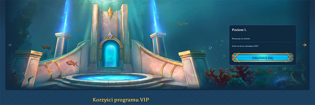 Ocean Spin Casino program dla VIP-ów