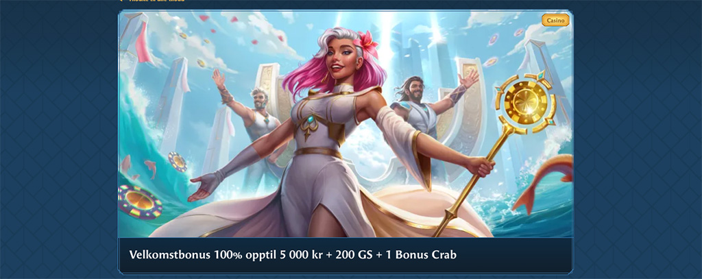 Ocean Spin Casino velkomstbonus