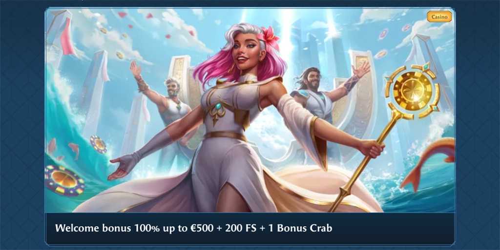 Ocean Spin Casino welcome bonus