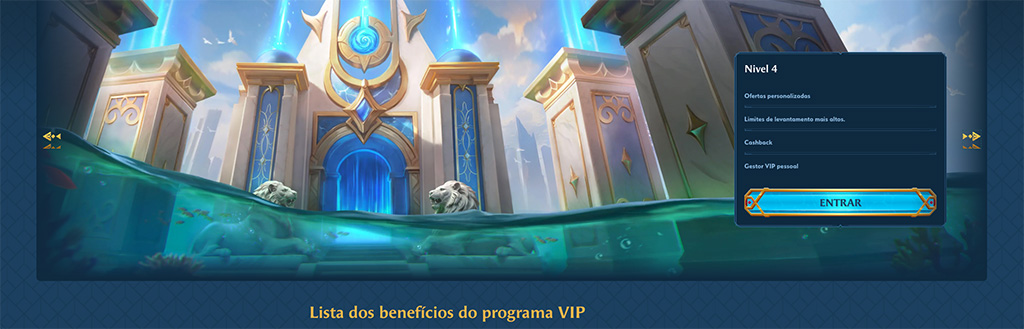 Programa vip do Ocean Spin Casino